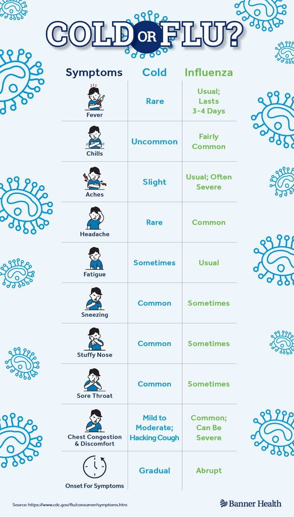 Cold Flu Infographic