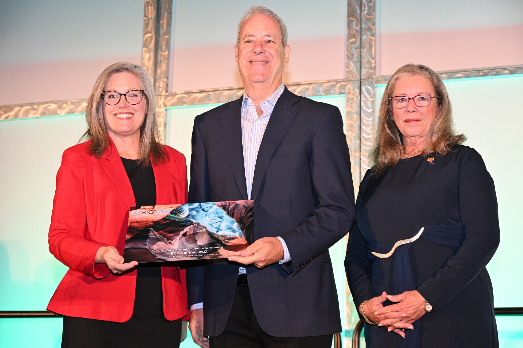 Reiman Award with Gov Hobbs